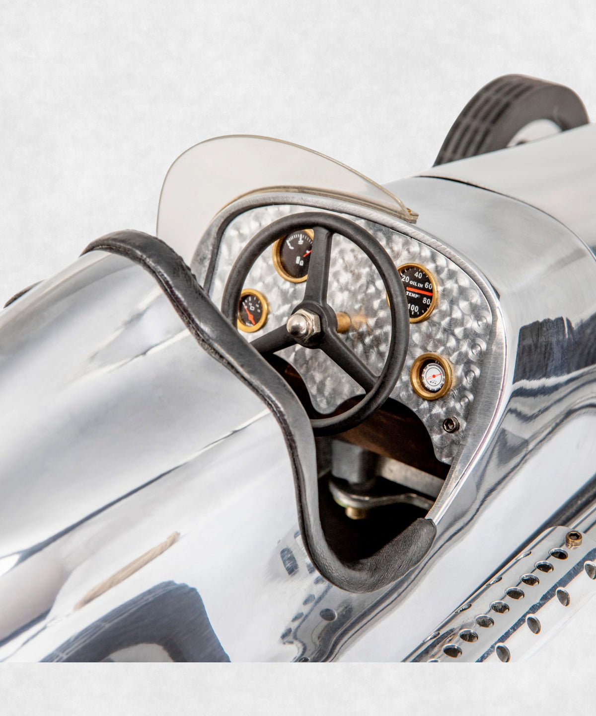BB Korn Aluminium Model Car cockpit