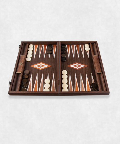 California Walnut burl Backgammon Pearl Elements