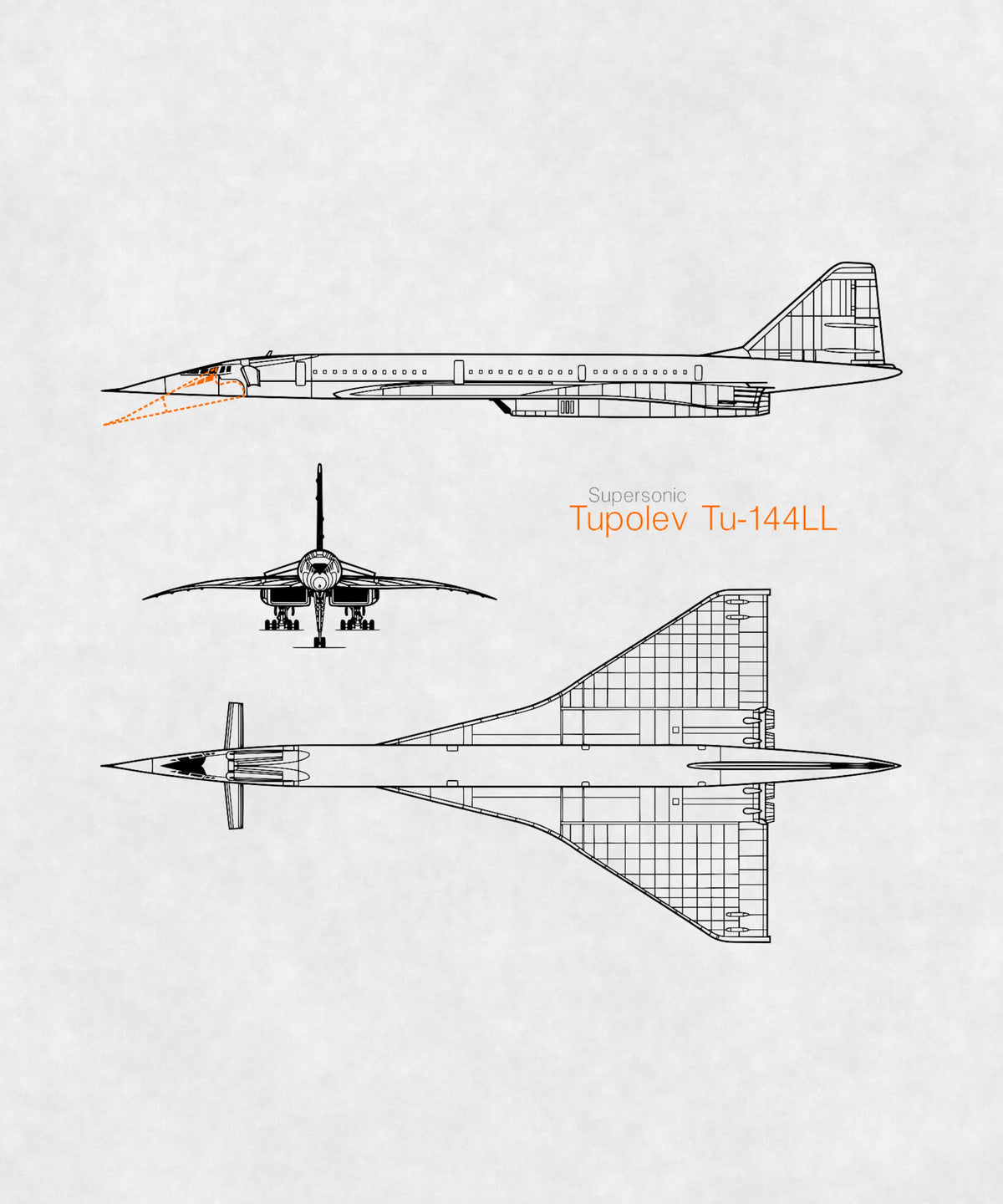 CONCORDE MODEL DESIGN DRAWING