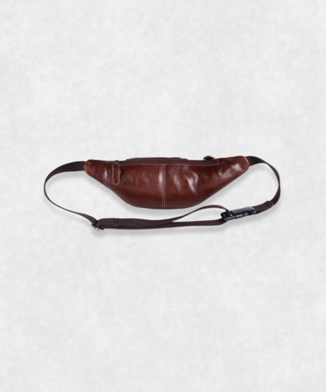Cowhide belt bag back view
