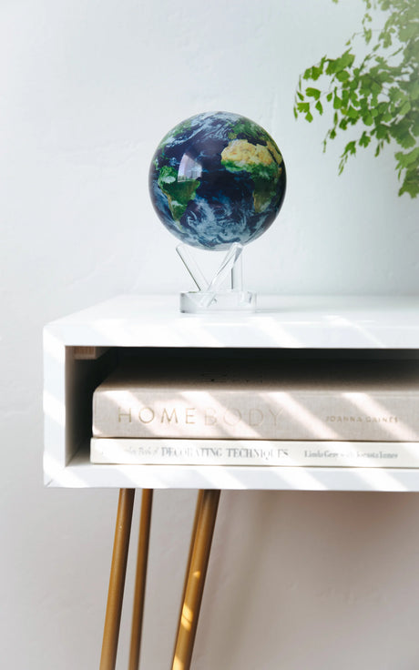 EARTH GLOBE ROTATING HOME INTERIOR