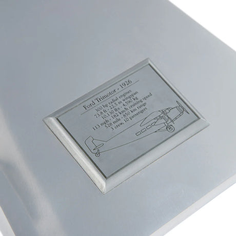 FORD TRIMOTOR DESCRIPTION PLATE