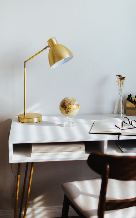 Globe Map office desk