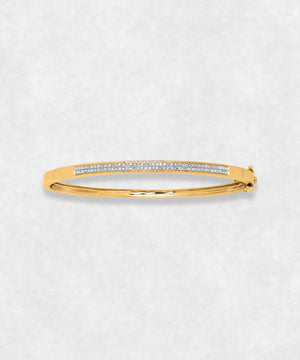 Diamond horizon gold 18k bracelet