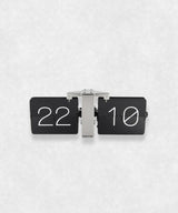Flip clock Black and Silver