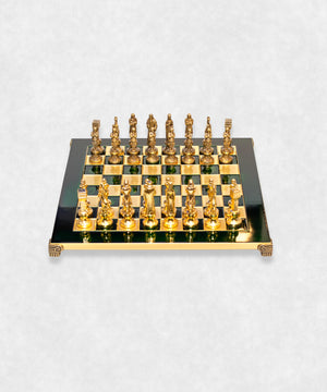Handmade Luxury Chess Renaissance Bronze And Brass