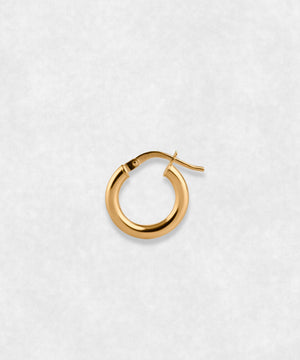 Hoops Earrings 18k Gold Maison Davis 10mm model