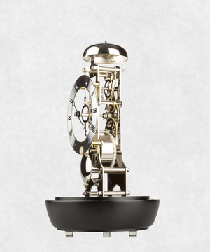 Mechanical Clock under Glass side view