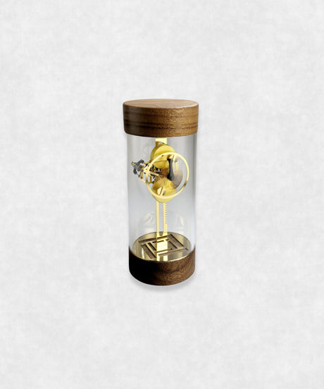 Mechanical Oscilloglass Dark Wood