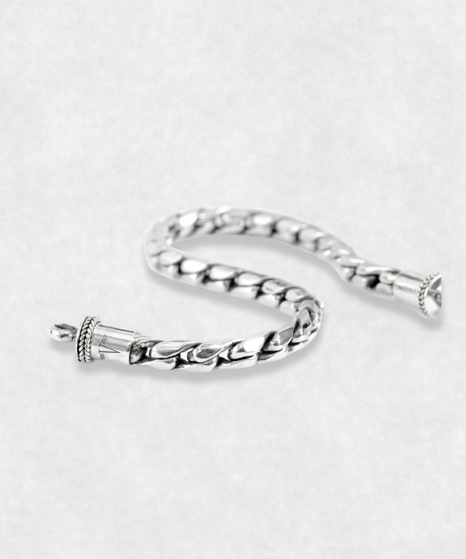Seeds of love Sterling silver 925 bracelet open alternate view by Maison Davis