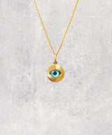 The Eye Gold 18k Jewelry Pendant and Chain - Maison Davis