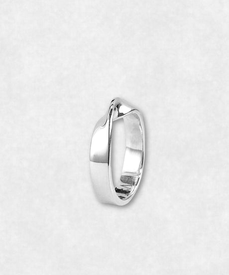Twist Sterling Silver Ring By Maison Davis