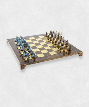 cycladic art chess bronze